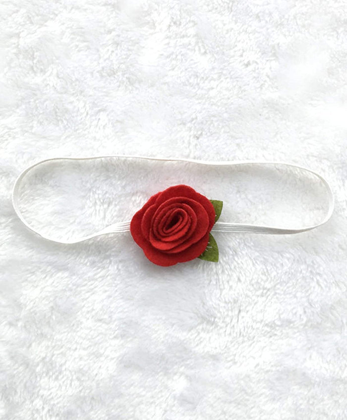 Babymoon Flower with Leaf Hairbands Headbands
