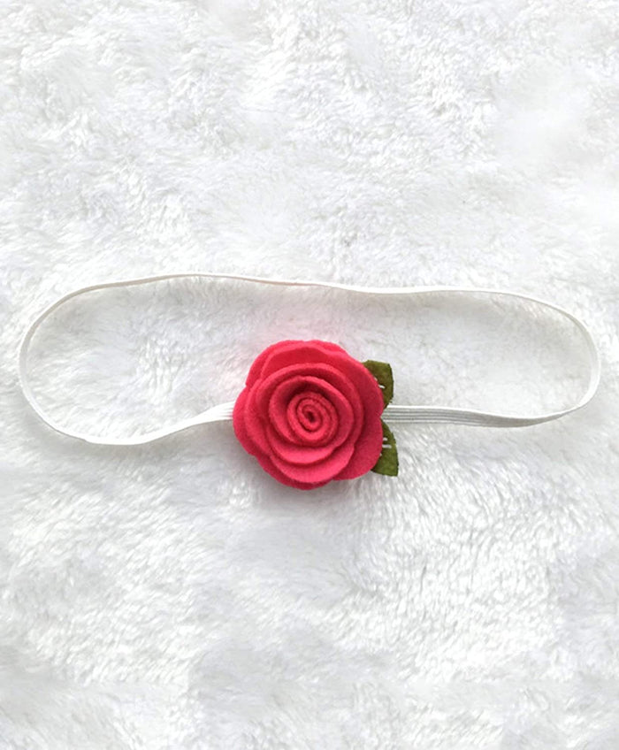 Babymoon Flower with Leaf Hairbands Headbands
