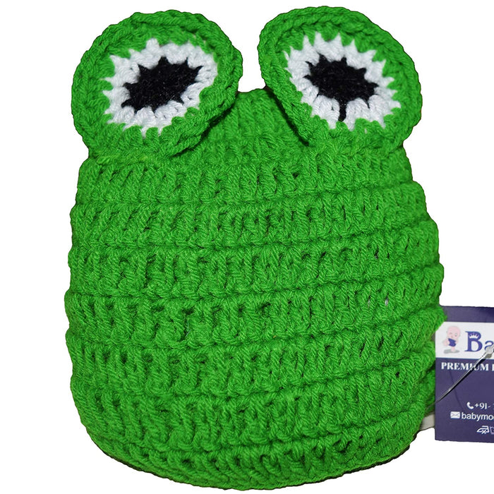 Babymoon Frog Cap Newborn Photography Crochet Outfit Costume