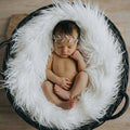 Babymoon Fur Blanket (White)
