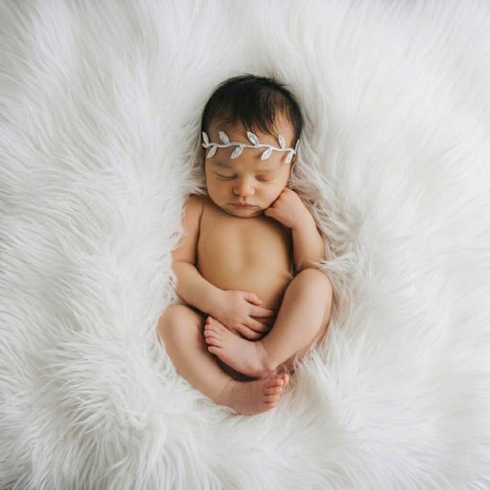Babymoon Fur Blanket (White)