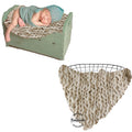 Babymoon | Handspun Layer | Basket Filler | Baby Photography Blanket | Beige