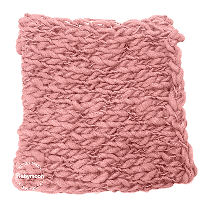 Babymoon | Handspun Layer | Basket Filler | Baby Photography Blanket | Peach