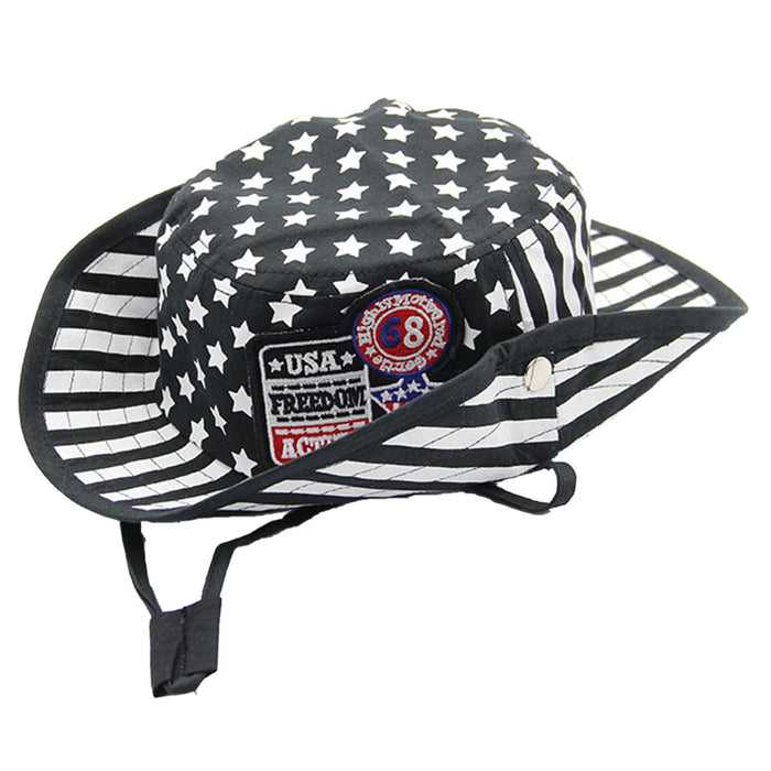 Babymoon Jazz Baby Summer Kids Cap with String | 2-6 Years | Black