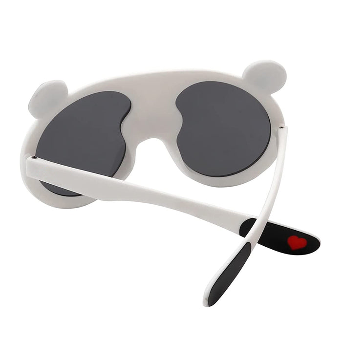 Babymoon Kids Panda  Sunglasses Baby Photoshoot Prop - White