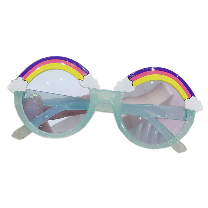 Babymoon Kids Unicorn Sunglasses Baby Photoshoot Prop - Blue