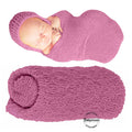 Babymoon Mohair Stretchble Baby Photography Shoot Wrap Cloth - Pink