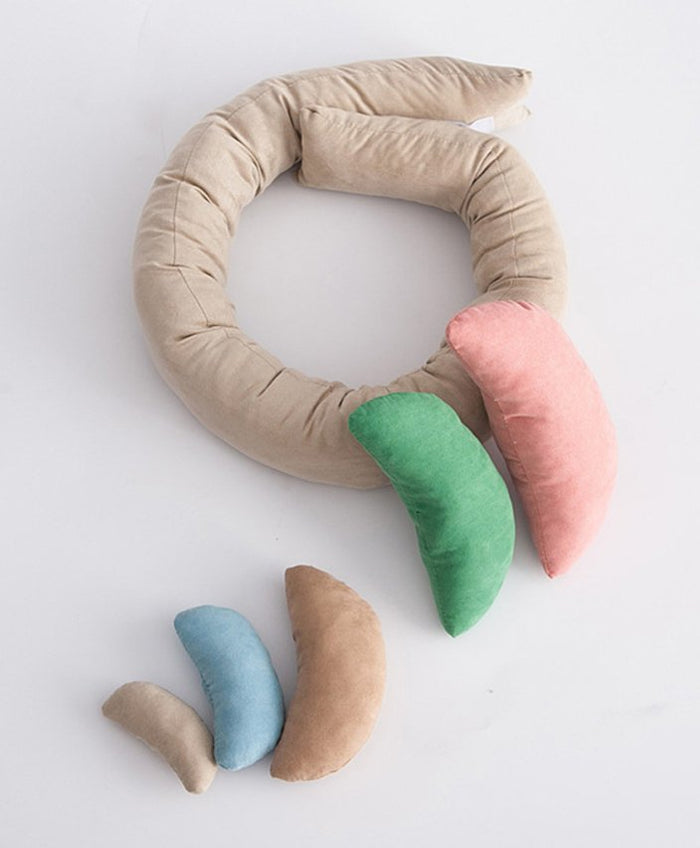 Babymoon Moon & Round Posing Pillow Photoshoot Prop - Multicolor