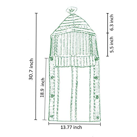 Babymoon Organic Knitted Woollen Swaddle Sleeping Bag | 0-3M  - Peach