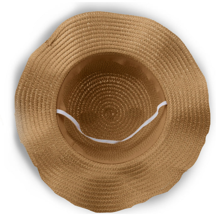 Babymoon Panda Baby Summer Spring Kids Cap with String | 2-8 Years | Brown