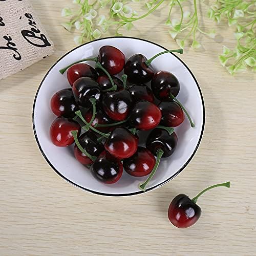 Babymoon Plastic Artificial Cherry | Decorative Add-ons | Photography Props | Set of 20