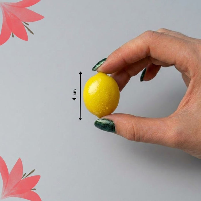 Babymoon Plastic Artificial Lemon's | Decorative Add-ons | Photography Props | Set of 20
