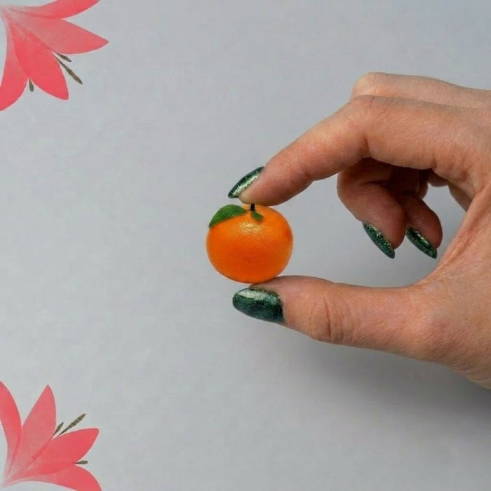 Babymoon Plastic Artificial Oranges | Decorative Add-ons | Photography Props | Set of 20