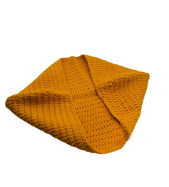 Babymoon Pods Cocoon Nest Newborn Photography Crochet Outfit Costume - Yellow