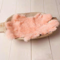 Babymoon Rabbit Fur | Basket Filler | Baby Photography Props | Light Peach