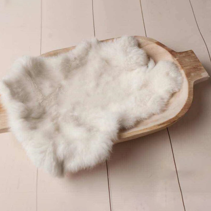 Babymoon Rabbit Fur | Basket Filler | Baby Photography Props | White