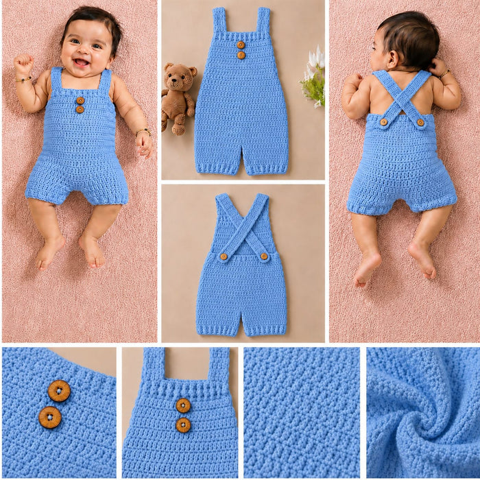 Babymoon Romper Outfit Photography Costume - Blue