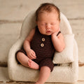 Babymoon Romper Outfit Photography Costume - Brown