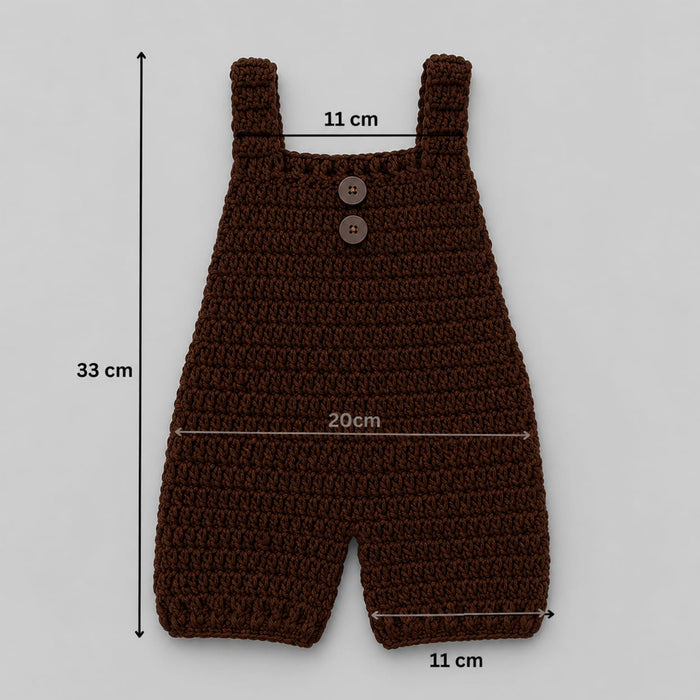 Babymoon Romper Outfit Photography Costume - Brown