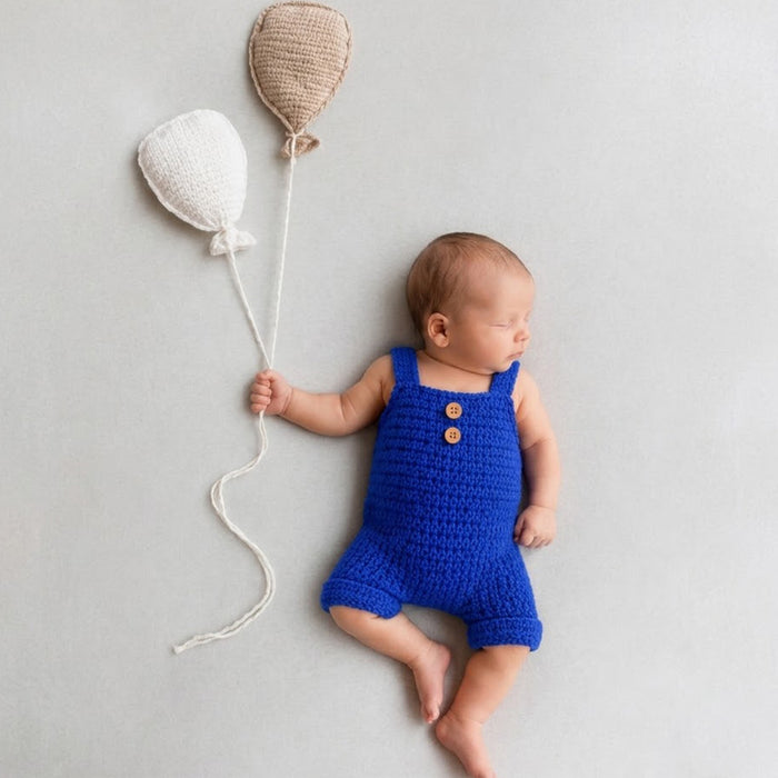 Babymoon Romper Outfit Photography Costume - Darkblue