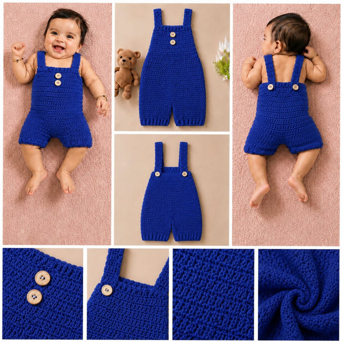 Babymoon Romper Outfit Photography Costume - Darkblue
