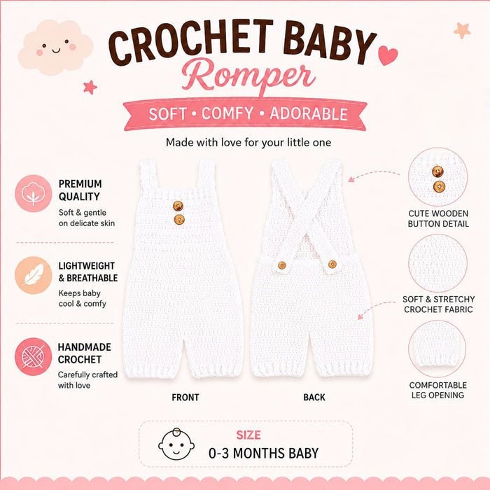 Babymoon Romper Outfit Photography Costume - White
