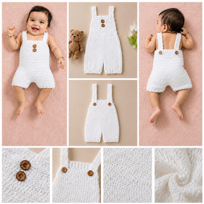 Babymoon Romper Outfit Photography Costume - White