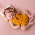 Babymoon Romper Outfit Photography Costume - Yellow