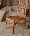 Babymoon Rustic Cane Chair | Wooden Properties | Baby Photography Props