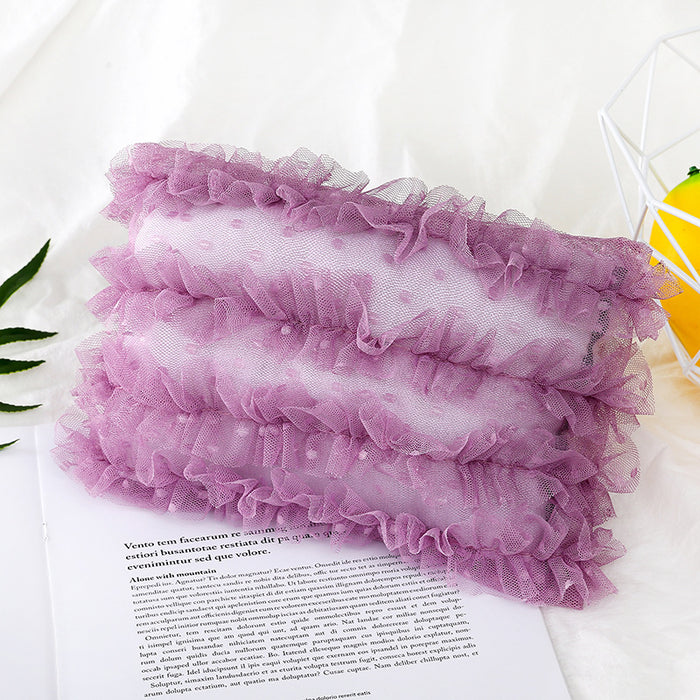 Babymoon Set of 2 | Baby Net Frill Pillow with Bonnet | Baby Photoshoot Props | Purple
