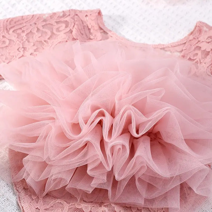 Babymoon Set of 2 | Fluffy Romper & Hairband | Baby Photoshoot Props Costumes | Pink | 0-1 Month