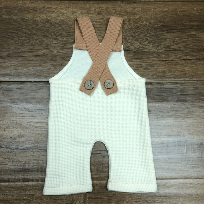 Babymoon | Set of 2 | French Cap & Pant | Baby Photography Props | Costume | White