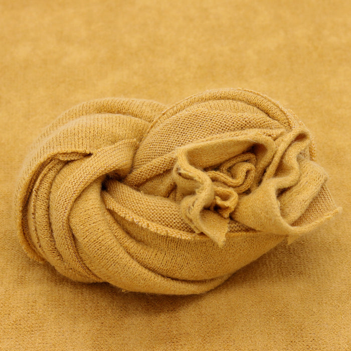 Babymoon Set of 2 | Knitted Wool Wrap and Bean Bag Layer | Baby Photography Props | Yellow