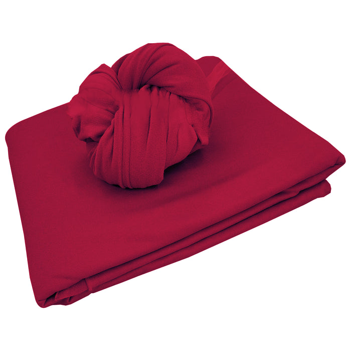 Babymoon Set of 2 | Milk Velvet Stretchable Wrap with Layer | Baby Photoshoot Props | Maroon