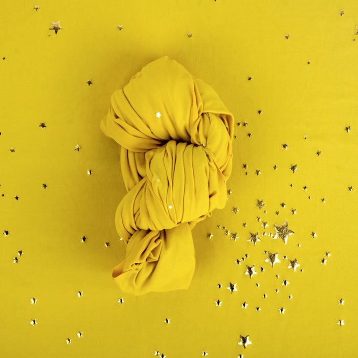 Babymoon Set of 2 | Starry Wrap and Layer | Baby Photography Props | Yellow