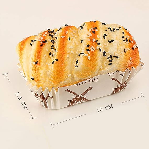 Babymoon Soft Artificial Bread Loaf | Decorative Add-ons | Photography Props | Set of 6pc