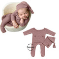 Babymoon Stretchable Bodysuit & Cap New Born Outfits Costumes | Pink | 0-1 Month