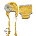 Babymoon Sunflower Newborn Photography Crochet Outfit Costume