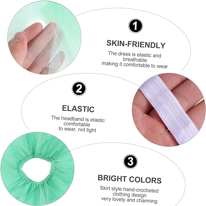 Babymoon Tutu Skirt Newborn Photography Outfit Costume - Green
