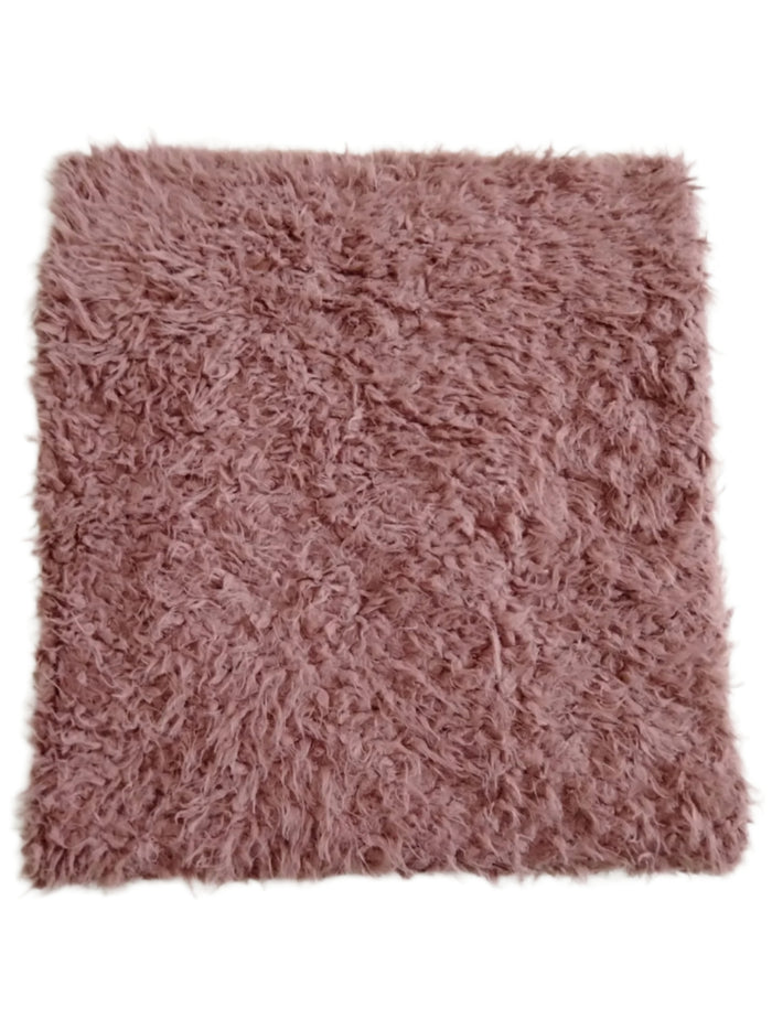 Babymoon Wool Fur Blanket Rugs Fur | 6*3 Feet | Pink