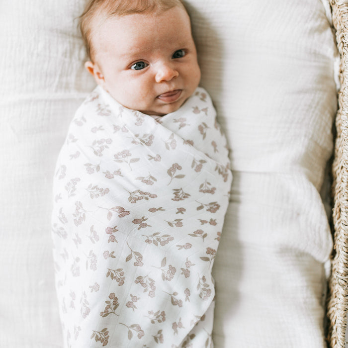 Bamboo Swaddle - Duskbloom