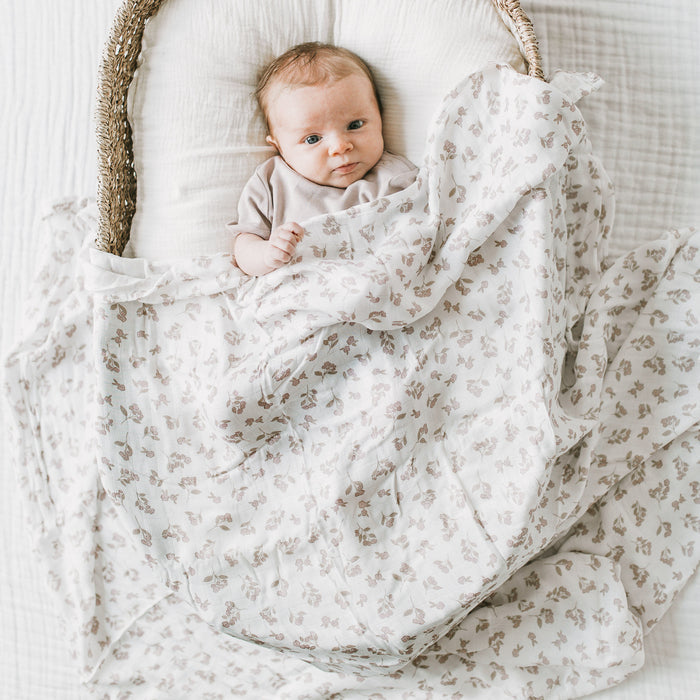 Bamboo Swaddle - Duskbloom