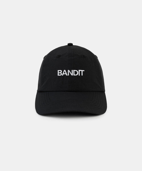 "Bandit" Nylon Dad Hat - Black