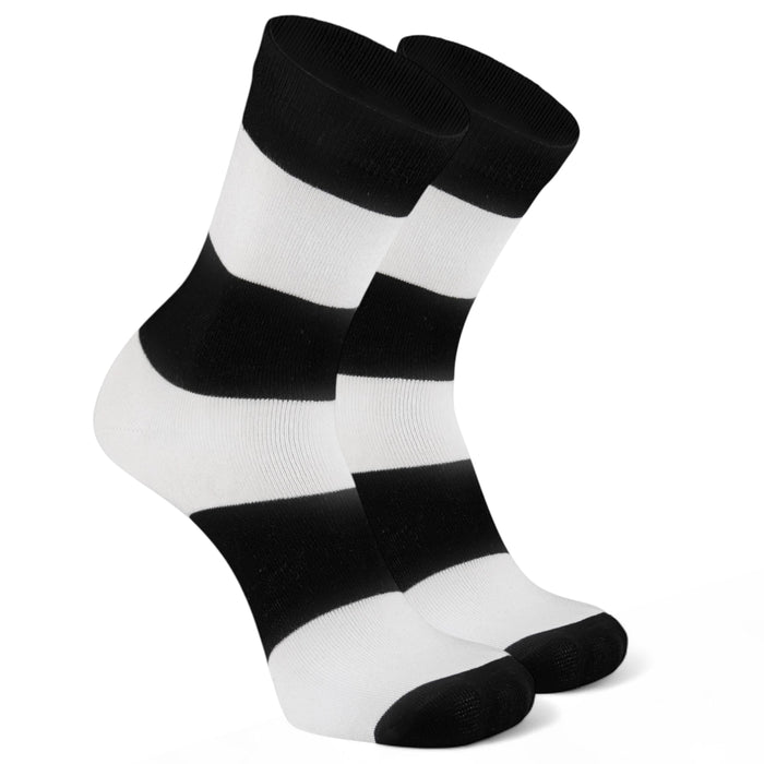 -Black & White Stripe Bamboo- Elegance essentials-