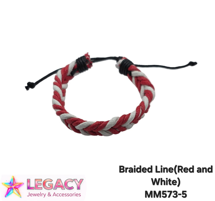 Braided Line(Red and White) - MM573-5