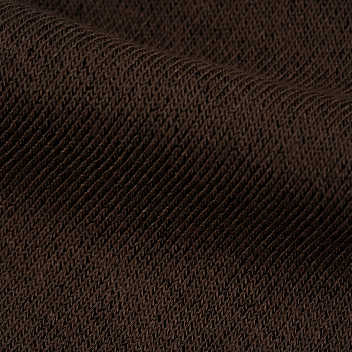 Close-up of brown fabric texture of bamboo socks-Brown Bamboo Timeless Toes Edition-
