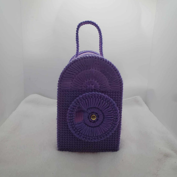 Bug Catcher Purple Plastic Canvas