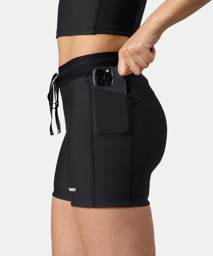 Cadence™ 5" Women's Compression Shorts - Black (1st Gen)