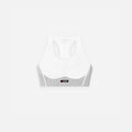 Cadence™ Corset Bra, White with Black - Bandit x ASICS