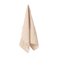 Carmela Caramel Linen Kitchen Towel — overall form and detail